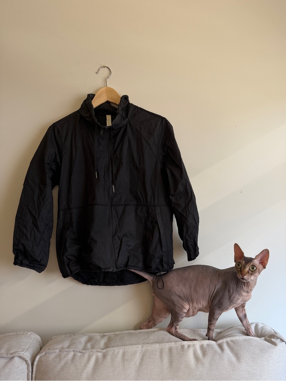 lululemon athletica Black Men's Windbreaker Jacket